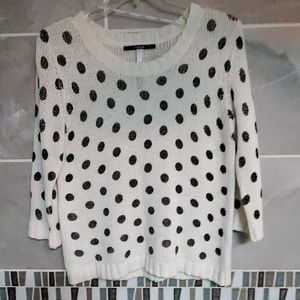 Kensie Polka-dot Sweater